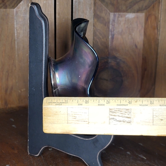 Fenton Carnival Glass Hat Bowl - Picture 7 of 13